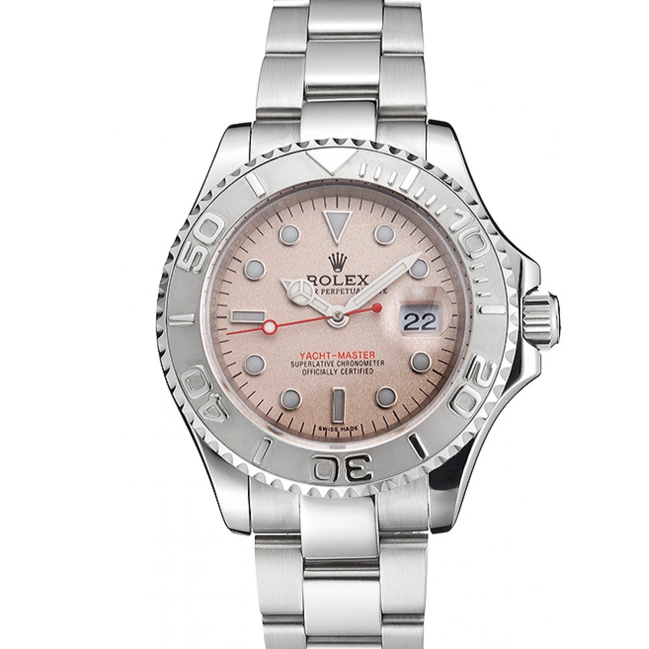 MiroTime 1027 Swiss Rolex Yacht-Master Champagne Dial Stainless Steel Case And Bracelet